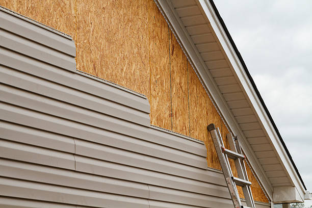 Professional Vinyl Siding technician working in Halifax, NC